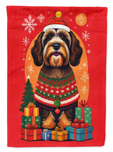 Load image into Gallery viewer, Tibetan Terrier Holiday Christmas Garden Flag – Outdoor Decorative Yard Flag