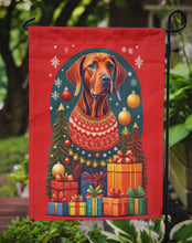 Load image into Gallery viewer, Vizsla Holiday Christmas Garden Flag – Outdoor Decorative Yard Flag