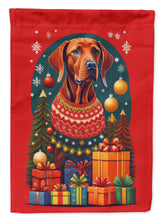 Load image into Gallery viewer, Vizsla Holiday Christmas Garden Flag – Outdoor Decorative Yard Flag