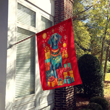 Load image into Gallery viewer, Weimaraner Holiday Christmas House Flag