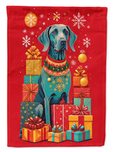 Load image into Gallery viewer, Weimaraner Holiday Christmas Garden Flag – Outdoor Decorative Yard Flag