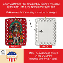 Load image into Gallery viewer, Welsh Springer Spaniel Holiday Christmas Porcelain Ornament