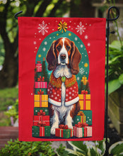 Load image into Gallery viewer, Welsh Springer Spaniel Holiday Christmas Garden Flag – Outdoor Decorative Yard Flag