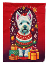 Load image into Gallery viewer, Westie Holiday Christmas Garden Flag – Outdoor Decorative Yard Flag