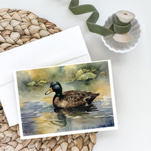 Load image into Gallery viewer, American Black Duck Greeting Cards - Blank Note Cards – 8-Pack of Artist-Designed Cards with Envelopes