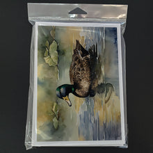 Load image into Gallery viewer, American Black Duck Greeting Cards - Blank Note Cards – 8-Pack of Artist-Designed Cards with Envelopes