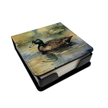Load image into Gallery viewer, American Black Duck PU Leather Note Paper Holder
