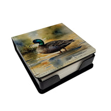 Load image into Gallery viewer, American Black Duck PU Leather Note Paper Holder