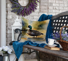 Load image into Gallery viewer, American Black Duck Throw Pillow