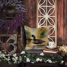 Load image into Gallery viewer, American Black Duck Throw Pillow