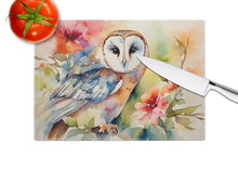 Load image into Gallery viewer, Barn Owl Glass Cutting Boards – Durable, Decorative Kitchen Art