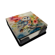 Load image into Gallery viewer, Barn Owl PU Leather Note Paper Holder