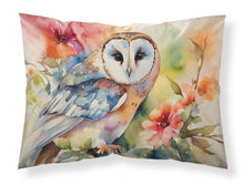 Load image into Gallery viewer, Barn Owl Standard Pillowcase – Artistic Decorative Front, White Back