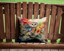 Load image into Gallery viewer, Barn Owl Throw Pillow - 14x14 Decorative Pillow – Art for Your Home &amp; Patio
