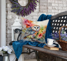 Load image into Gallery viewer, Barn Owl Throw Pillow