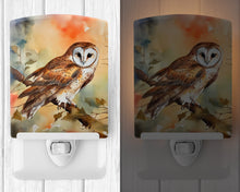 Load image into Gallery viewer, Barn Owl Ceramic Night Light