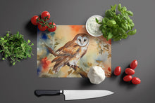 Load image into Gallery viewer, Barn Owl Glass Cutting Boards – Durable, Decorative Kitchen Art