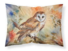 Load image into Gallery viewer, Barn Owl Standard Pillowcase – Artistic Decorative Front, White Back