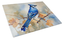Load image into Gallery viewer, Blue Jay Glass Cutting Boards – Durable, Decorative Kitchen Art