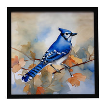 Load image into Gallery viewer, Blue Jay Framed Metal Print