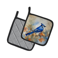 Load image into Gallery viewer, Blue Jay Pot Holders - Set of 2 Decorative Kitchen Helpers | Made in the USA