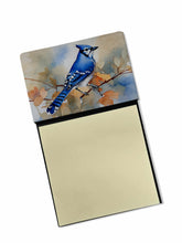 Load image into Gallery viewer, Blue Jay Sticky Note Holder- Refiilable Desk Accessory Note Pad
