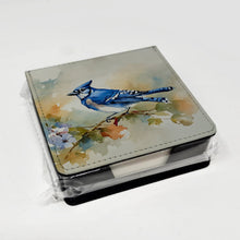 Load image into Gallery viewer, Blue Jay PU Leather Note Paper Holder