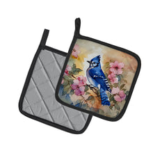 Load image into Gallery viewer, Blue Jay Pot Holders - Set of 2 Decorative Kitchen Helpers | Made in the USA