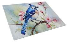 Load image into Gallery viewer, Blue Jay Glass Cutting Boards – Durable, Decorative Kitchen Art