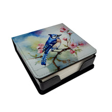 Load image into Gallery viewer, Blue Jay PU Leather Note Paper Holder