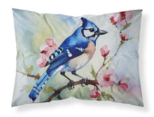 Load image into Gallery viewer, Blue Jay Standard Pillowcase – Artistic Decorative Front, White Back