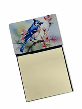 Load image into Gallery viewer, Blue Jay Sticky Note Holder- Refiilable Desk Accessory Note Pad