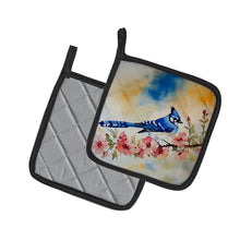 Load image into Gallery viewer, Blue Jay Pot Holders - Set of 2 Decorative Kitchen Helpers | Made in the USA