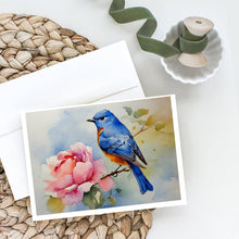 Load image into Gallery viewer, Bluebird Greeting Cards - Blank Note Cards – 8-Pack of Artist-Designed Cards with Envelopes
