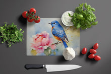Load image into Gallery viewer, Bluebird Glass Cutting Boards – Durable, Decorative Kitchen Art