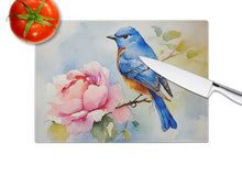Load image into Gallery viewer, Bluebird Glass Cutting Boards – Durable, Decorative Kitchen Art