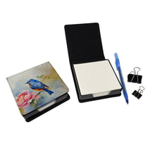 Load image into Gallery viewer, Bluebird PU Leather Note Paper Holder