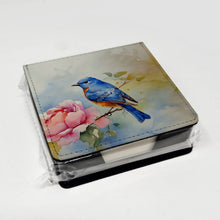 Load image into Gallery viewer, Bluebird PU Leather Note Paper Holder