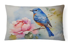 Load image into Gallery viewer, Bluebird Throw Pillow