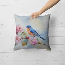 Load image into Gallery viewer, Bluebird Throw Pillow