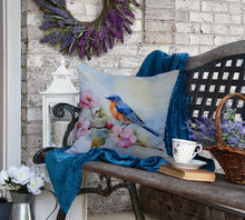 Load image into Gallery viewer, Bluebird Throw Pillow
