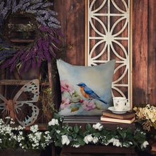 Load image into Gallery viewer, Bluebird Throw Pillow