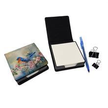 Load image into Gallery viewer, Bluebird PU Leather Note Paper Holder