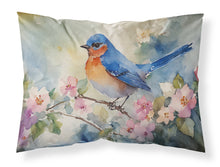 Load image into Gallery viewer, Bluebird Standard Pillowcase – Artistic Decorative Front, White Back