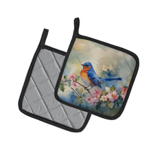 Load image into Gallery viewer, Bluebird Pot Holders - Set of 2 Decorative Kitchen Helpers | Made in the USA