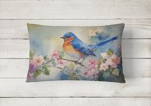 Load image into Gallery viewer, Bluebird Throw Pillow