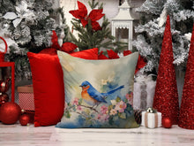Load image into Gallery viewer, Bluebird Throw Pillow - 14x14 Decorative Pillow – Art for Your Home &amp; Patio