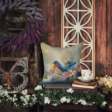 Load image into Gallery viewer, Bluebird Throw Pillow