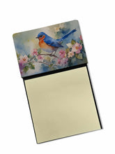 Load image into Gallery viewer, Bluebird Sticky Note Holder- Refiilable Desk Accessory Note Pad
