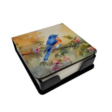 Load image into Gallery viewer, Bluebird PU Leather Note Paper Holder